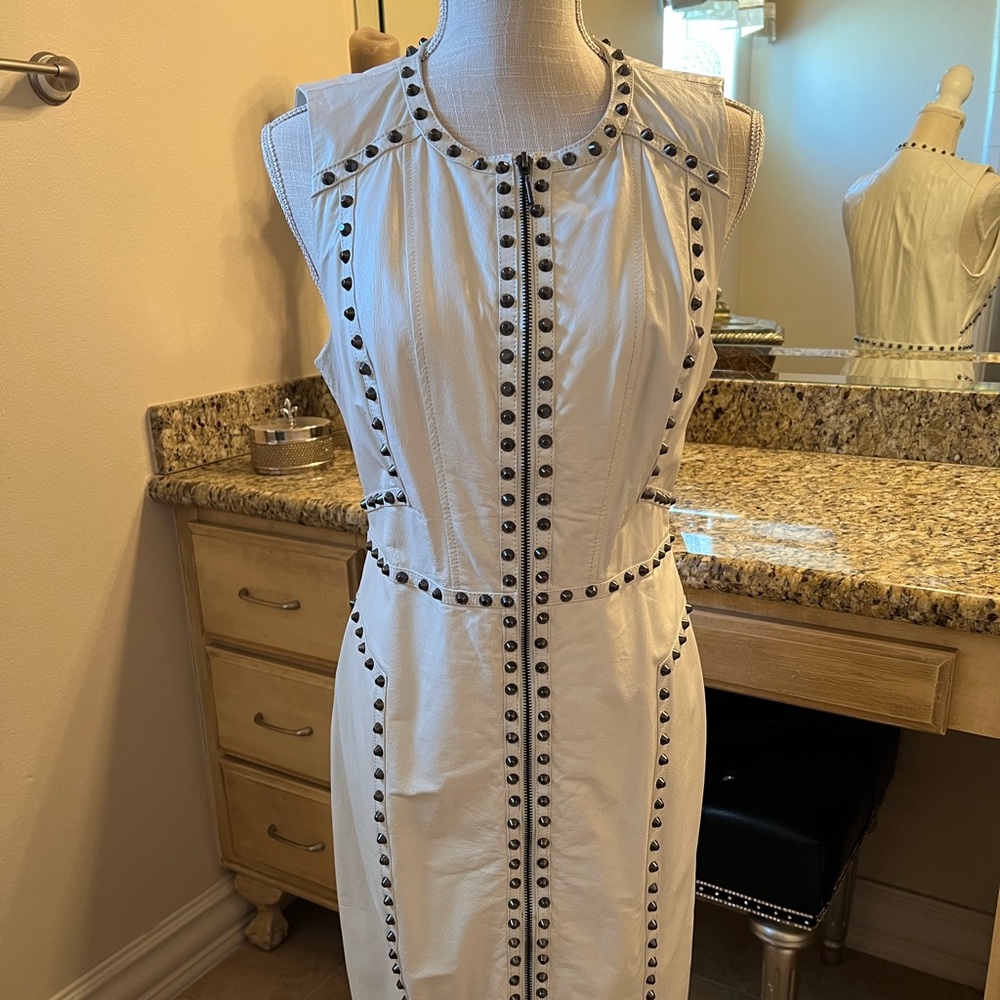 Bebe leather dress